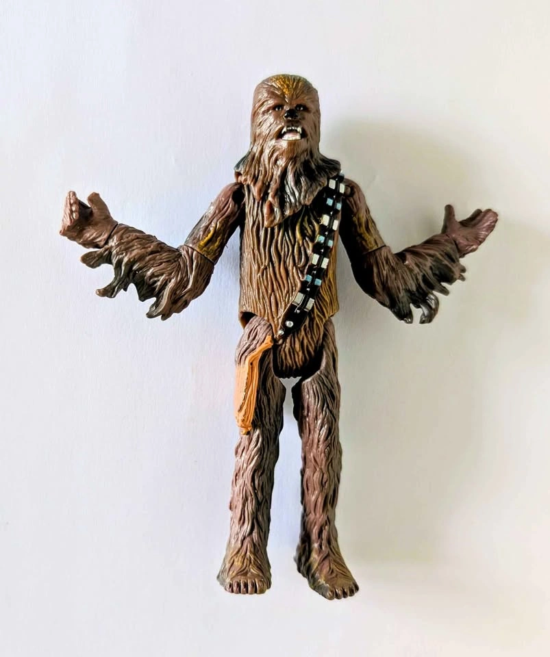 2002 Hasbro Chewbacca Action Figure from Star Wars Cloud City Ca