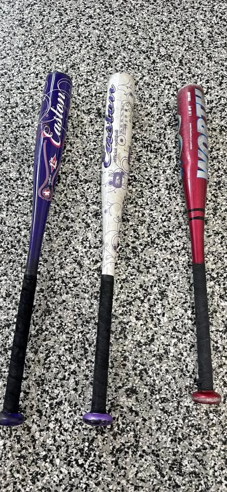 Easton and Worth Softball Bats - Lot of 3