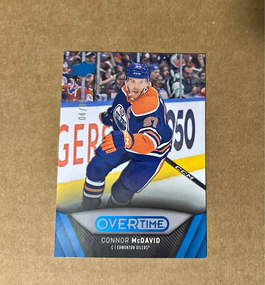 2024-25 Overtime Connor McDavid Blue /99 - Edmonton Oilers thumbnail