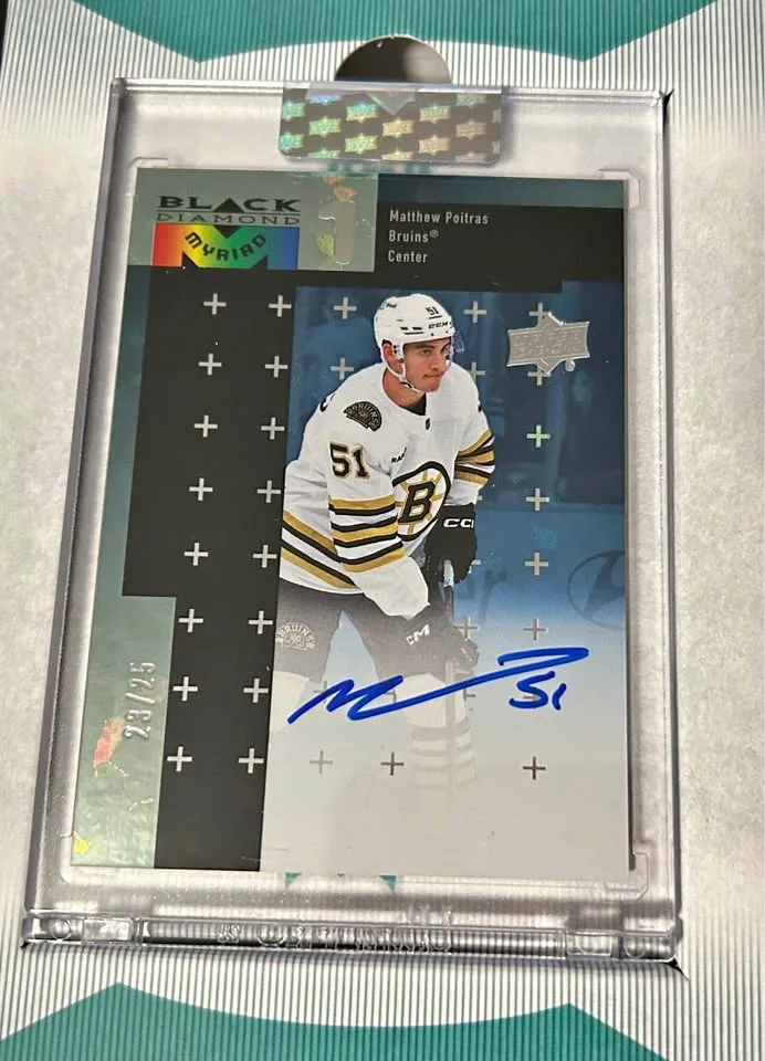 2023-24 Matthew Poitras Auto /25 thumbnail