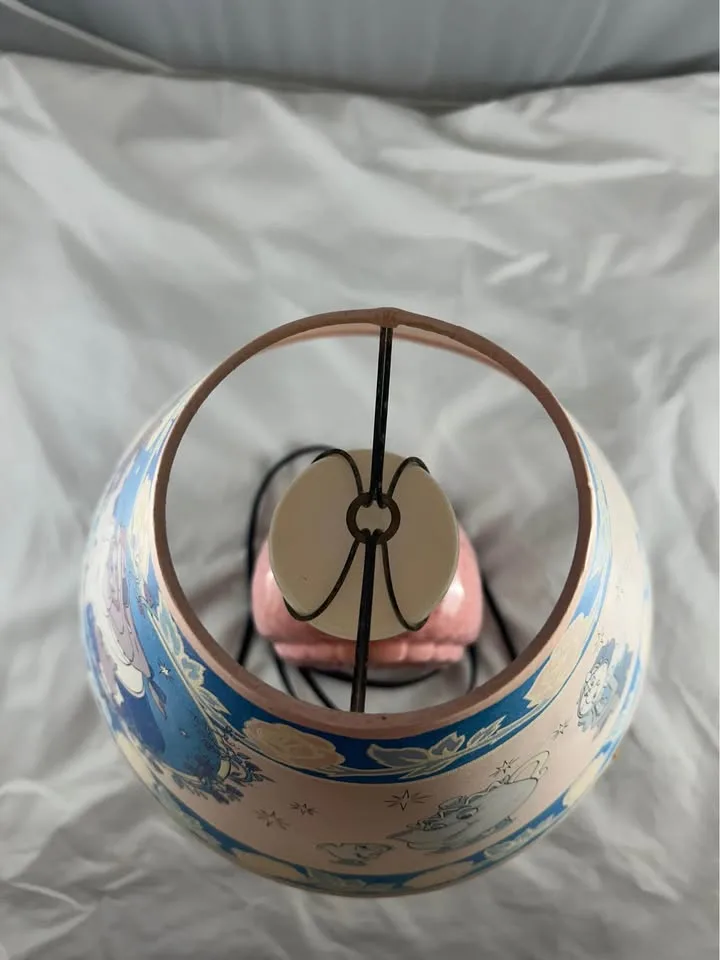 Vintage Disney Beauty and the Beast Ceramic Lamp image indicator(5)