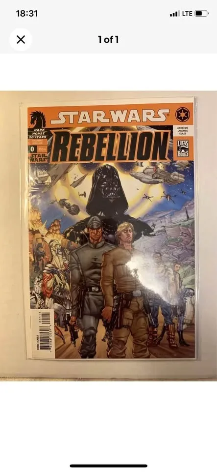 Star Wars Rebellion Dark Horse Comic Book thumbnail
