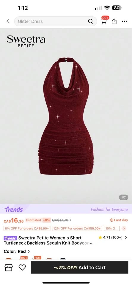 Red going out dress - photo 2