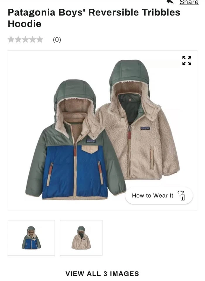 Patagonia Reversible Tribbles Hoody - photo 5