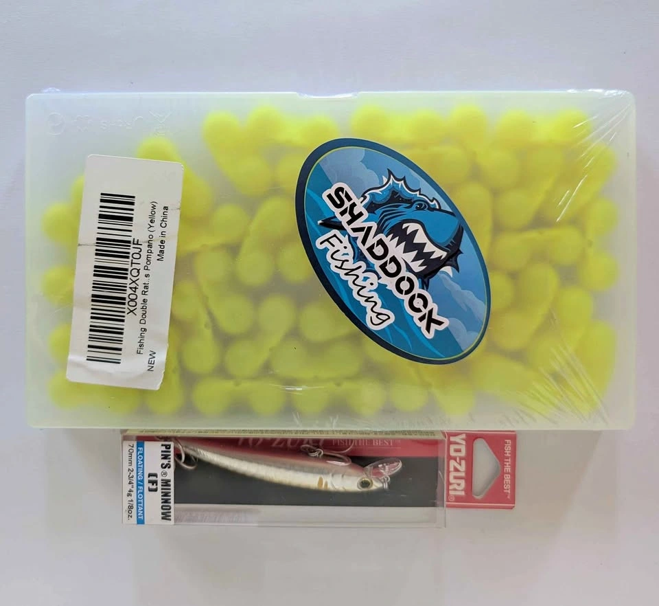 Shaddock Fishing Pompano Floats and Yo-Zuri Pin's Minnow Lure