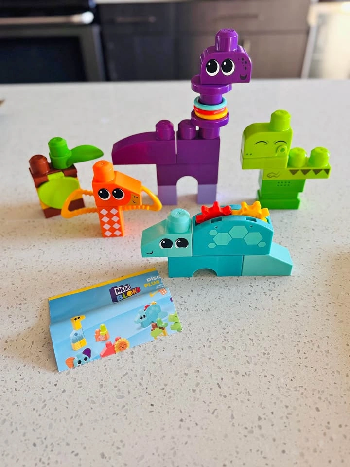 Mega Bloks Squeak 'n Chomp Dinos Set