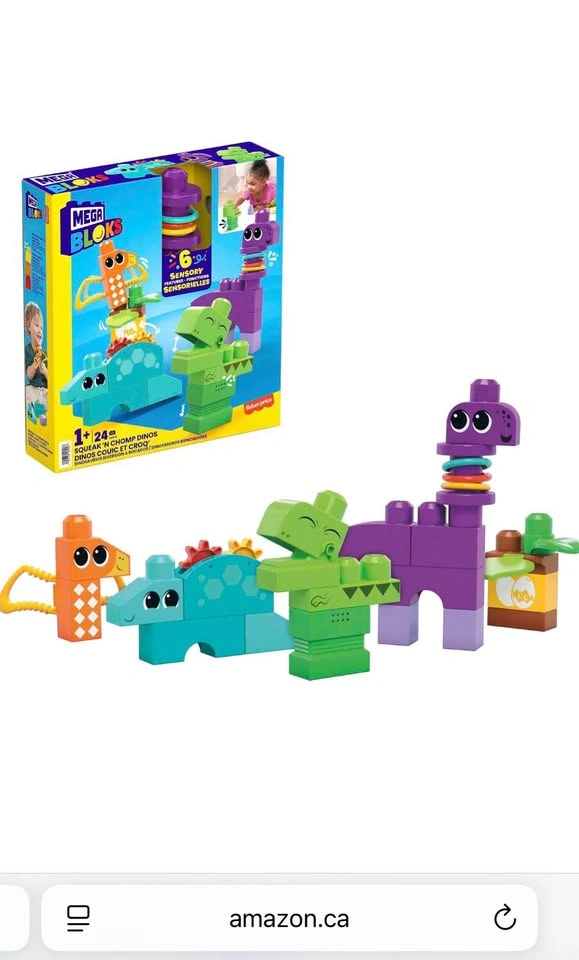 Mega Bloks Squeak 'n Chomp Dinos Set - photo 5