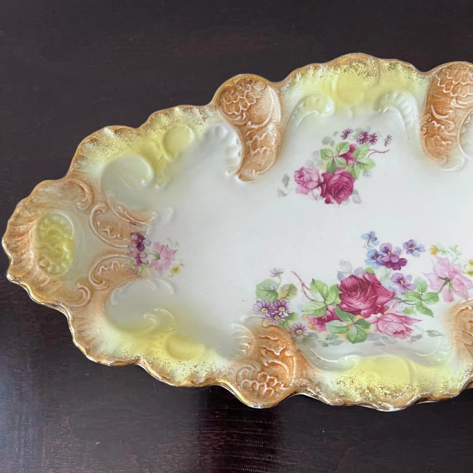 Antique Royal Semi-Porcelain Wood & Son Oval Serving Dish - photo 3
