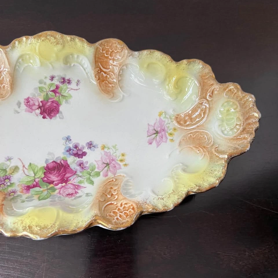 Antique Royal Semi-Porcelain Wood & Son Oval Serving Dish - photo 4