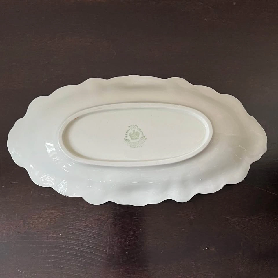 Antique Royal Semi-Porcelain Wood & Son Oval Serving Dish - photo 5