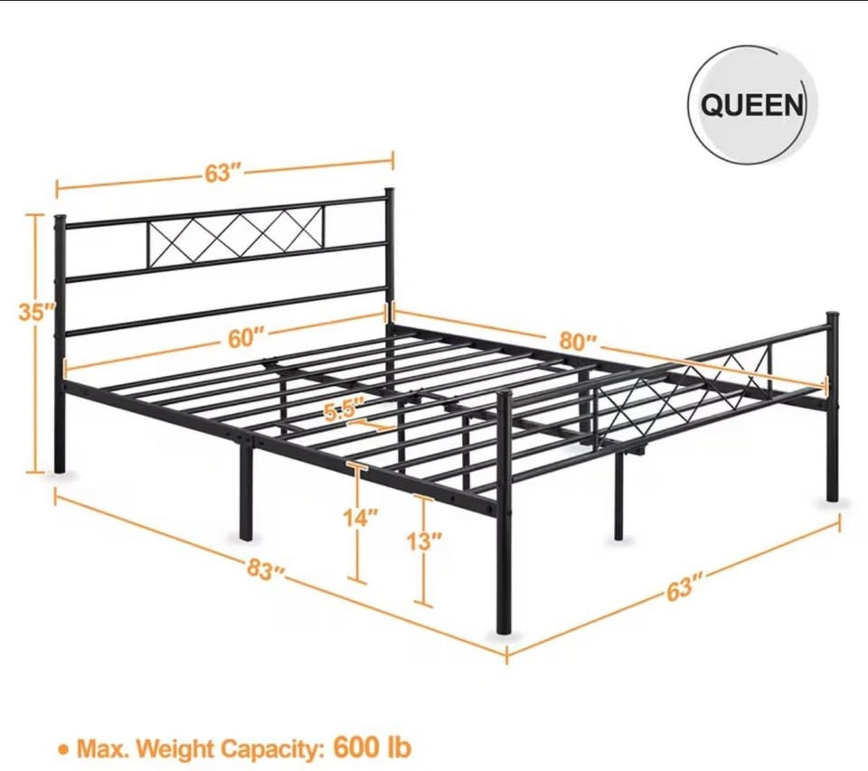ALDEN DESIGN metal Bed Frame - photo 3