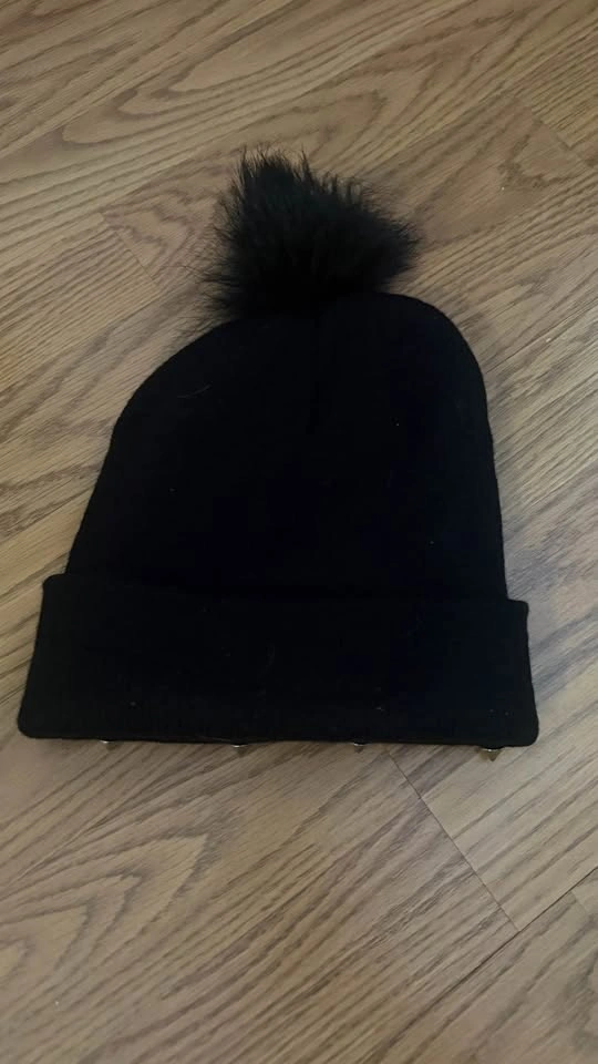 Punk Knitted Hat Black - photo 2