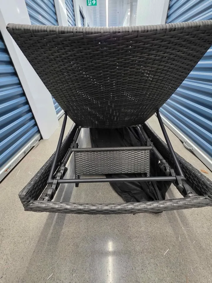 Outdoor Patio Chaise Lounge Set – Adjustable Rattan image indicator(4)