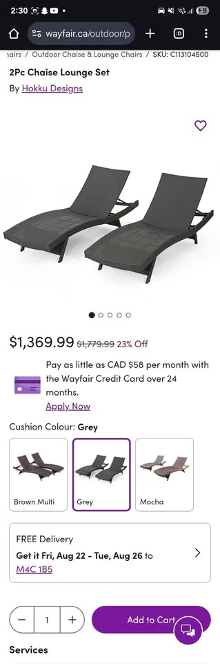 Outdoor Patio Chaise Lounge Set – Adjustable Rattan image indicator(6)