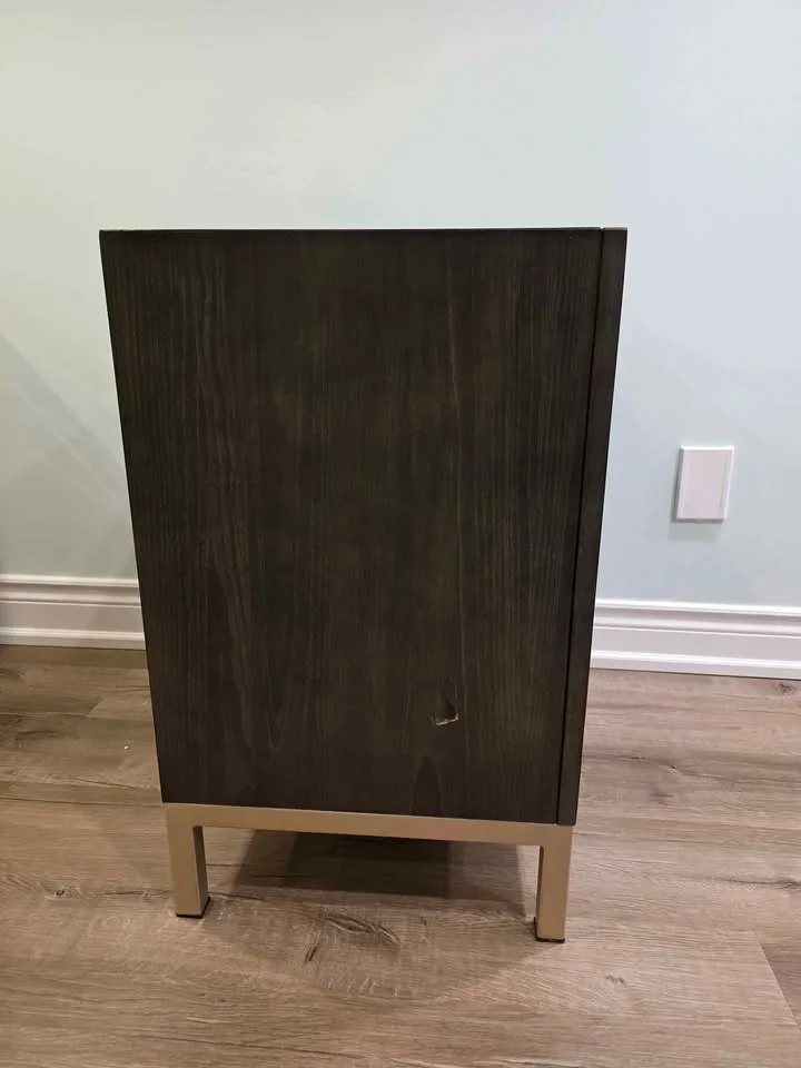 Black Wood Nightstand - 28" - Brand New, Huge Discount! image indicator(4)