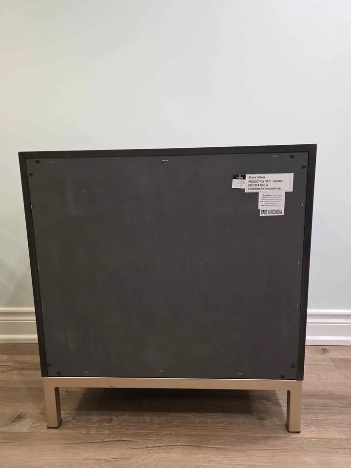 Black Wood Nightstand - 28" - Brand New, Huge Discount! image indicator(6)