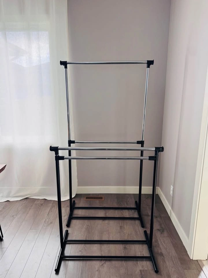 2 Mainstays Adjustable 2-Tier Garment Racks - photo 2