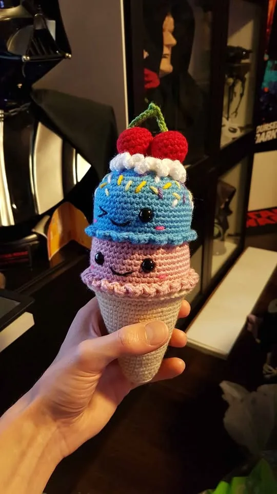 Ice Cream Amigurumi Crochet image indicator(2)