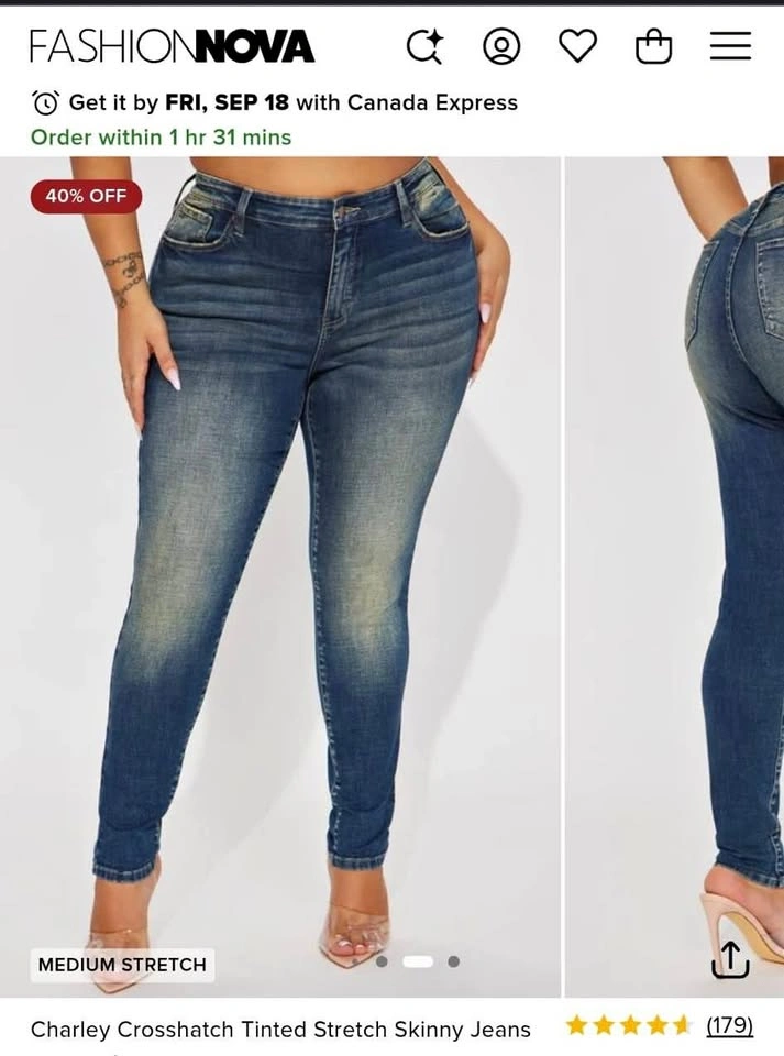 Fashion Nova jeans size 20