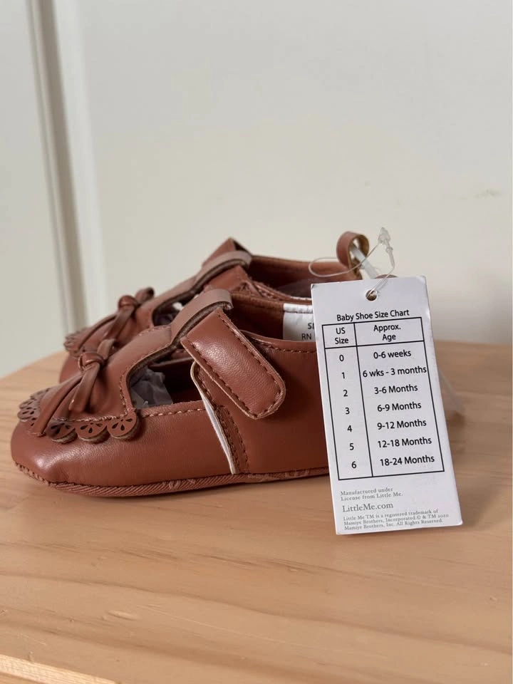 BNWT Little Me - Baby Girl Shoes - Size 2 - photo 3