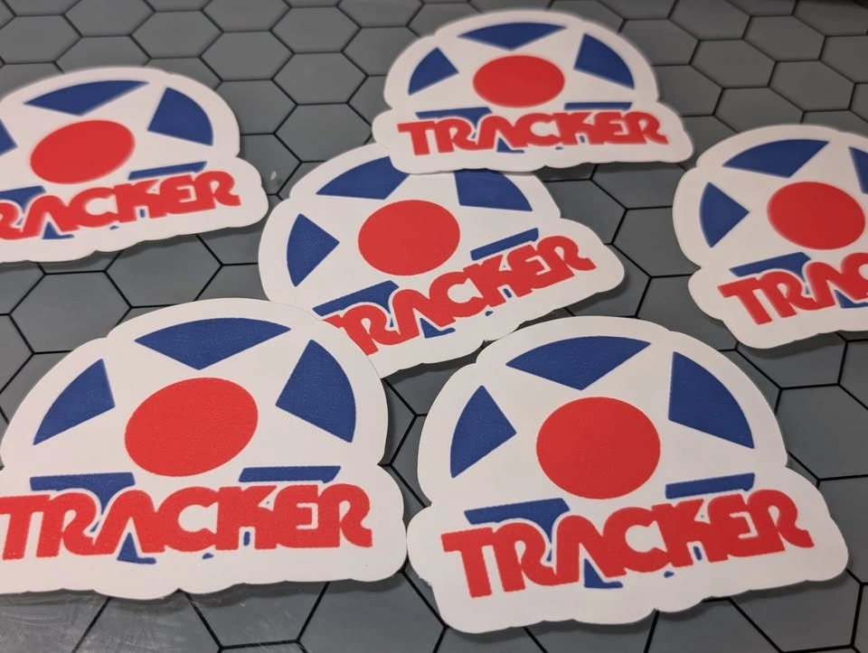 tracker trucks 4" decal 4pcs - photo 2