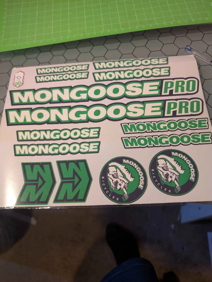 Mongoose pro decals - photo 3