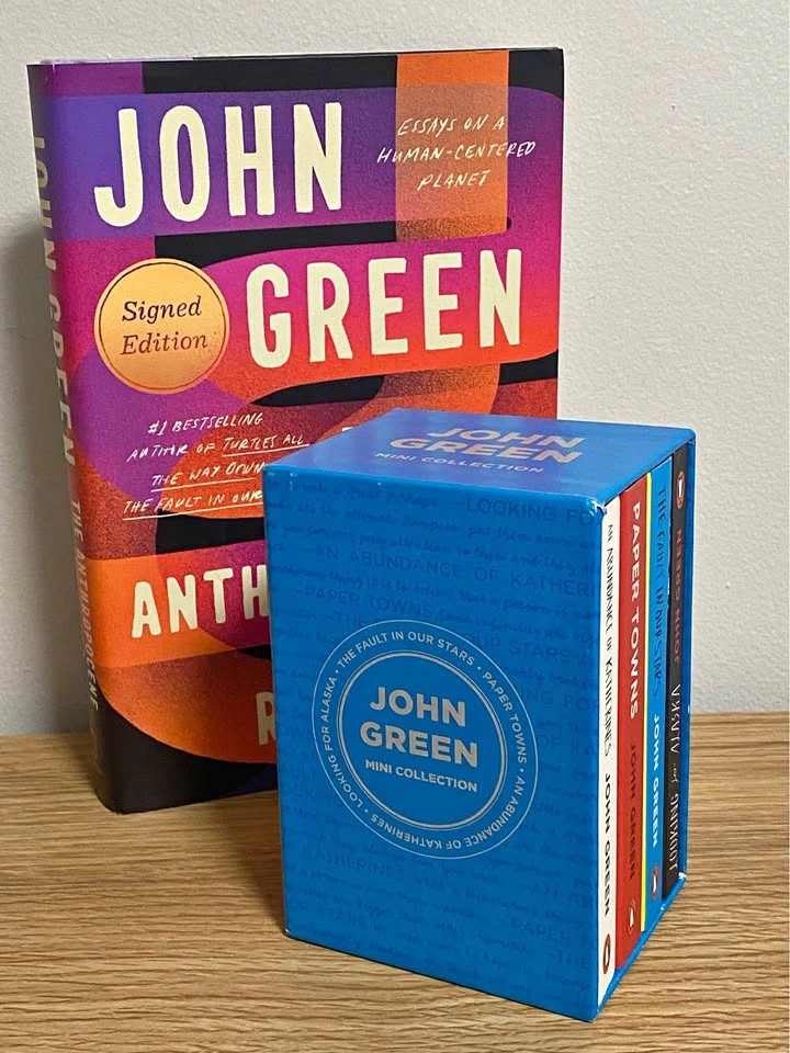 John Green 2018 Penguin Minis, The Anthropocene Reviewed Signed
