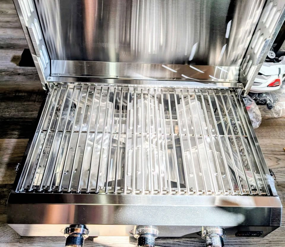 Brand New Portable Stainless Steel Propane Grill - photo 2