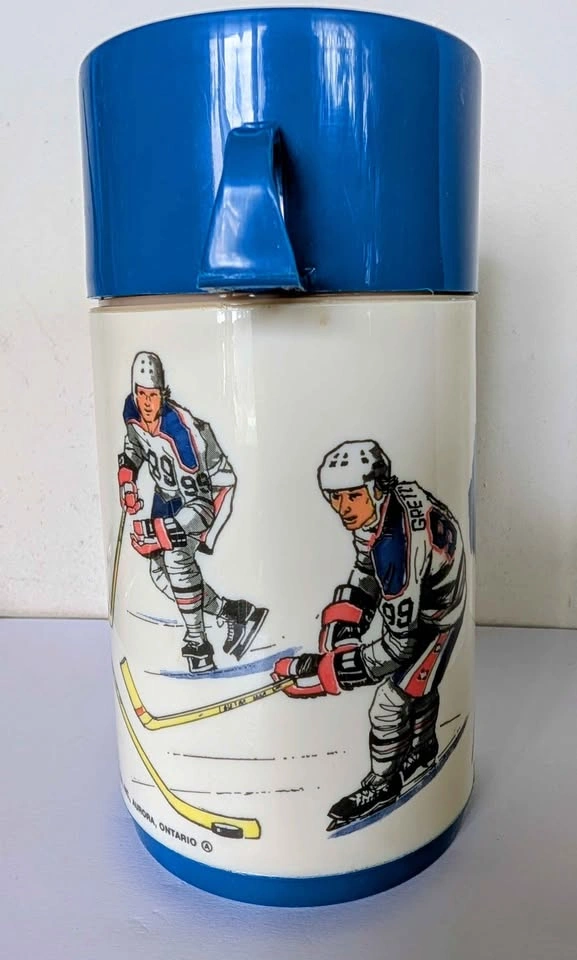 Brand New Vintage 1981 Aladdin Wayne Gretzky Lunch Box and Therm - photo 4