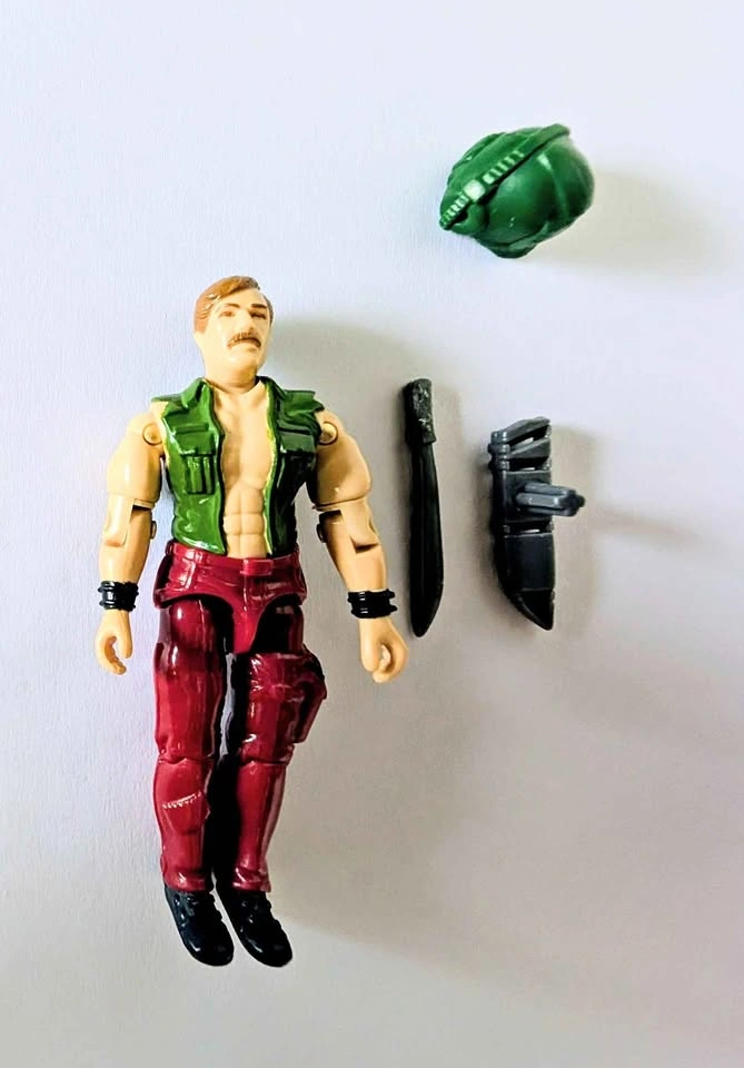 Vintage 1988 Hasbro G.I. Joe Mean Dog Vehicle and Figure