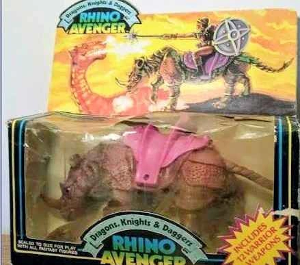 Vintage 1984 Imperial Rhino Avenger from Dragons, Knights Line - photo 3