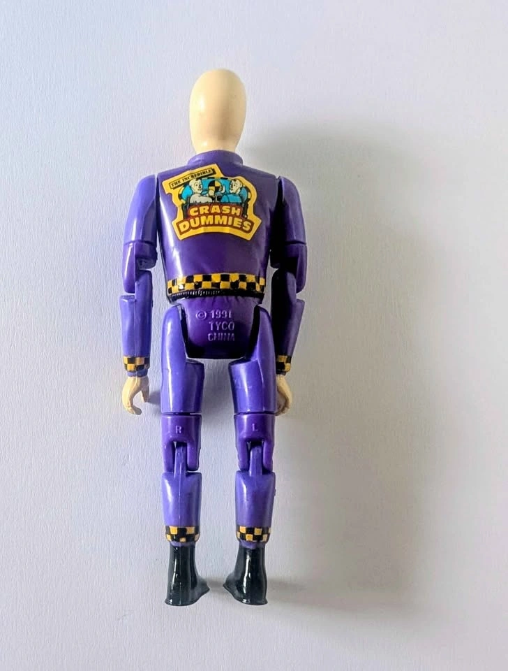 Vintage 1991 Tyco Spin Action Figure - The Incredible Crash Dumm - photo 2