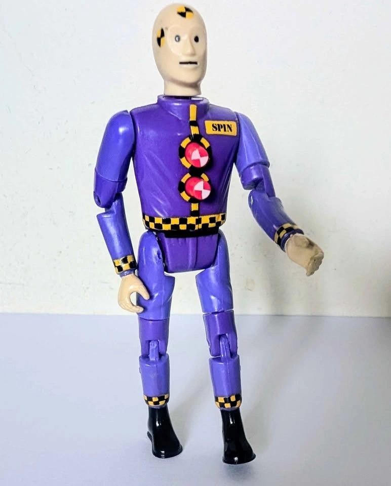 Vintage 1991 Tyco Spin Action Figure - The Incredible Crash Dumm - photo 3