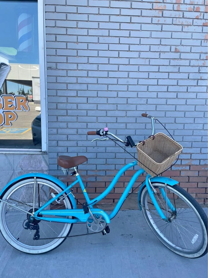 Felt 7-Speed Cruiser Bike – Medium + Accessories