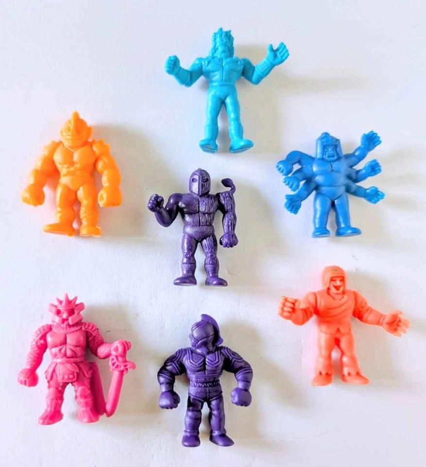 Batch of 7 Vintage 1980's Mattel M.U.S.C.L.E Figures