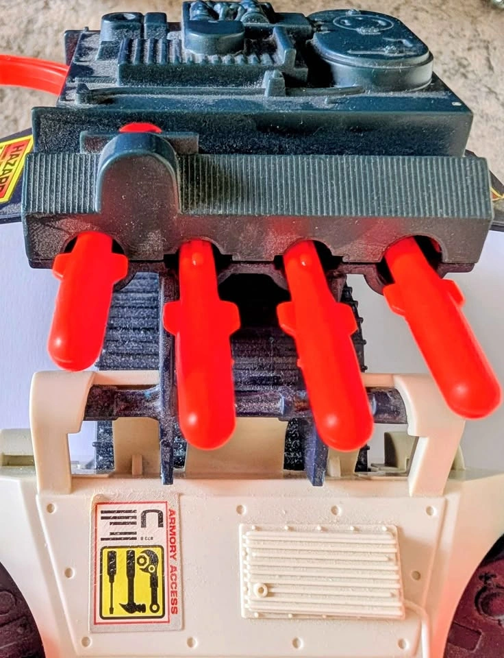 Vintage 1990 Hasbro G.I. Joe Cobra Ice Sabre Artic Assault Tank - photo 5