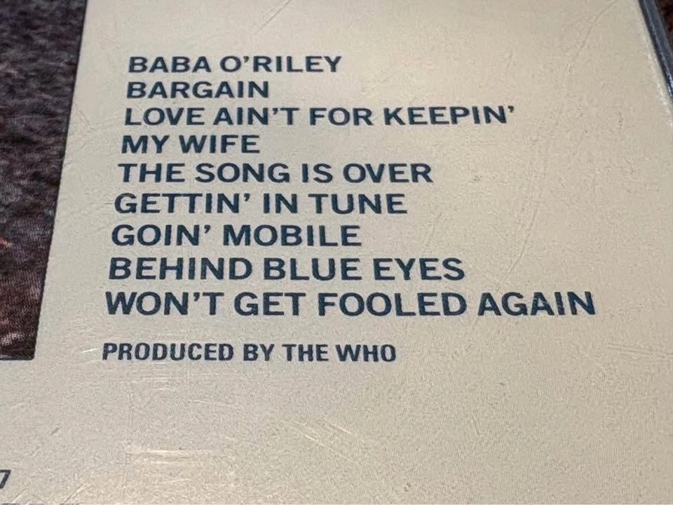 The Who – Who’s Next CD (Steve Hoffman Mastering) - photo 3