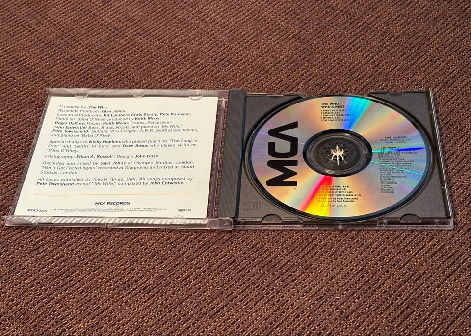 The Who – Who’s Next CD (Steve Hoffman Mastering) - photo 4