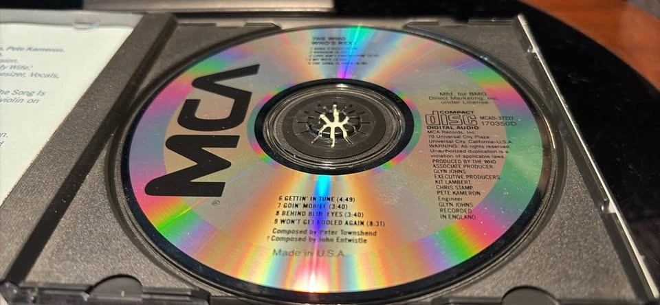 The Who – Who’s Next CD (Steve Hoffman Mastering) - photo 5