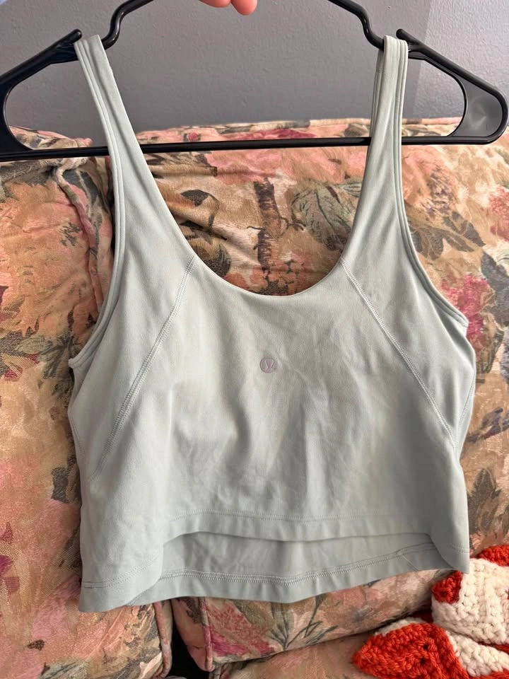 Lululemon sage green tank top