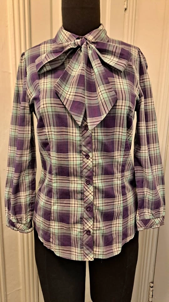 H&M Collared Shirt with detachable Bow