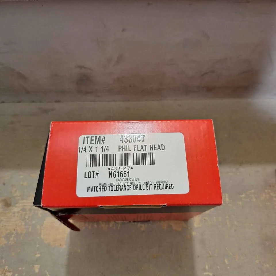 Hilti 3/16 x 2 1/4 Torx Flat Head Screws image indicator(2)