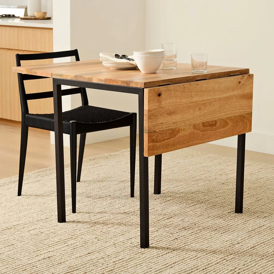 West Elm Dining Table + 2 Chairs — Good Condition