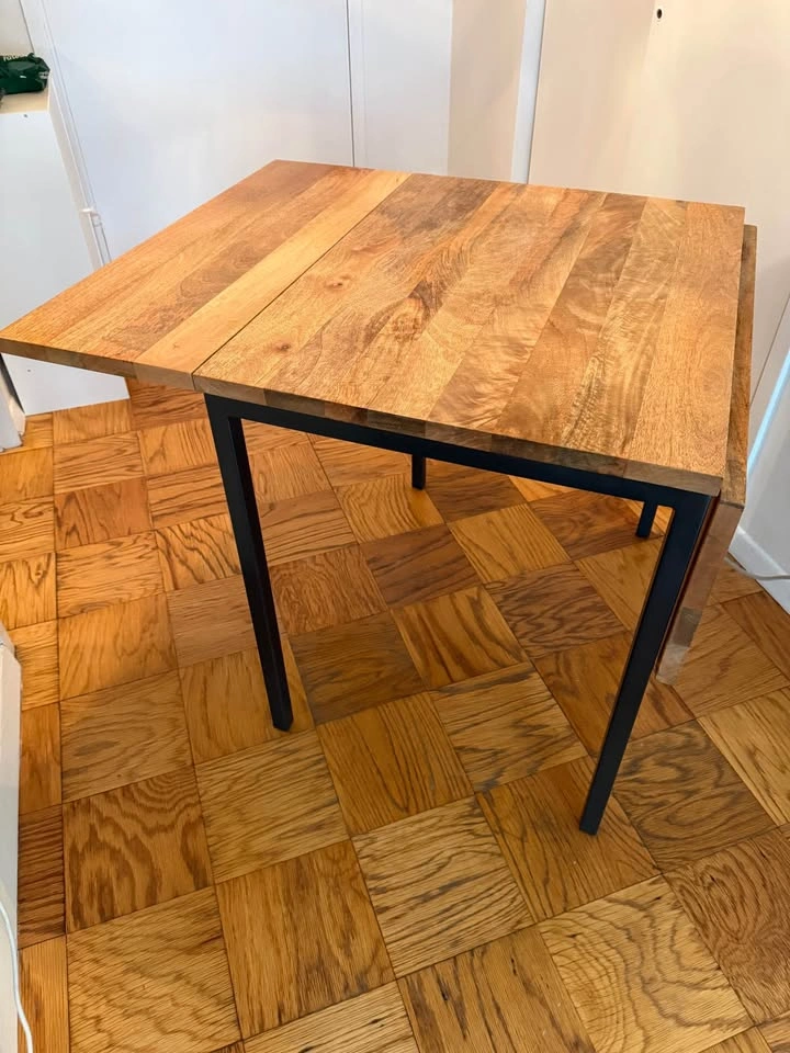 West Elm Dining Table + 2 Chairs — Good Condition - photo 4