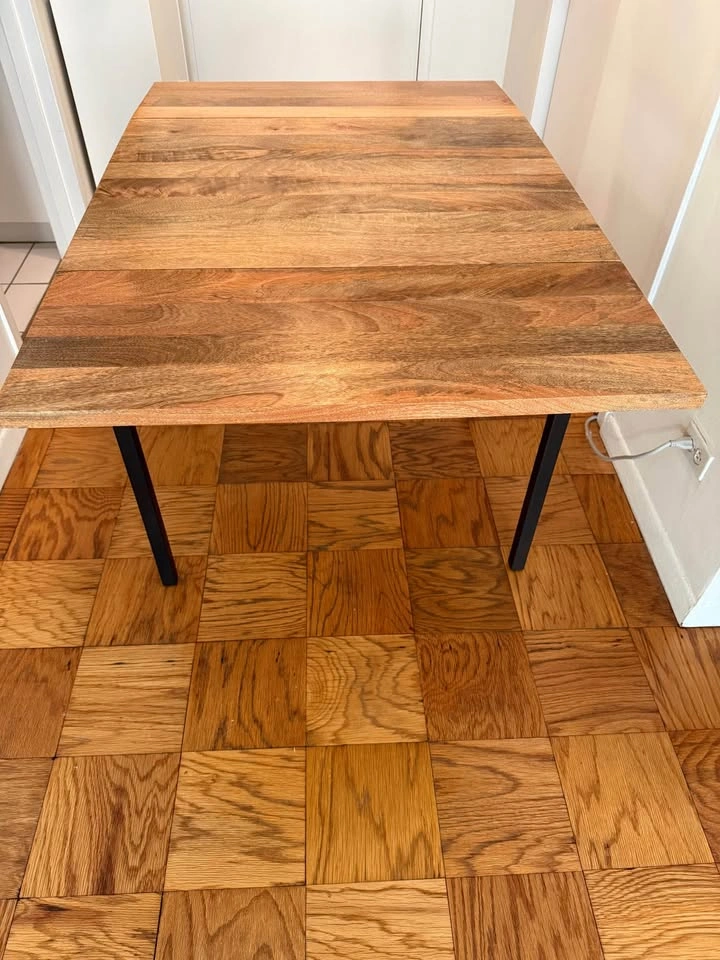 West Elm Dining Table + 2 Chairs — Good Condition - photo 5
