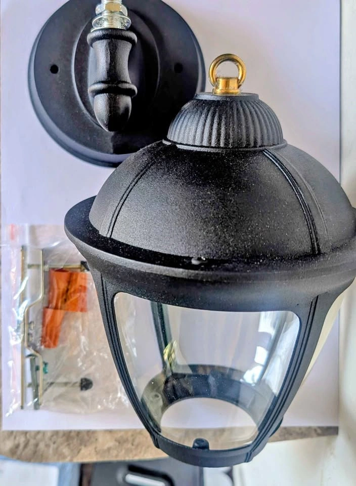 Brand New Hampton Bay Dawson Exterior LED Wall Lantern
