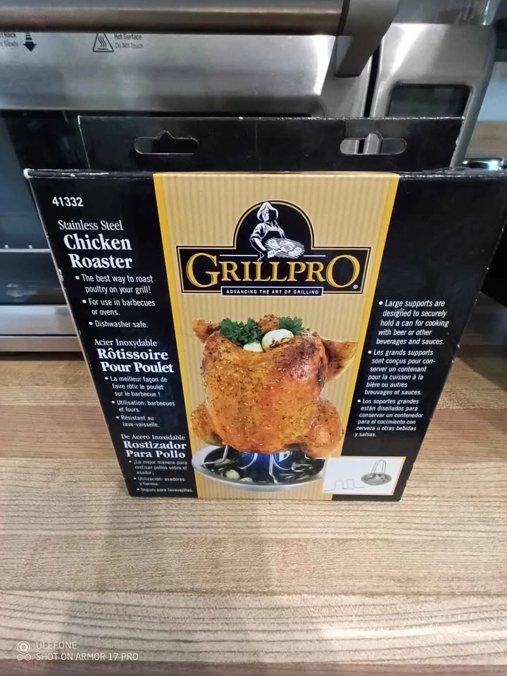 GrillPro Stainless Steel Chicken Beer/Flavour Roaster - photo 2