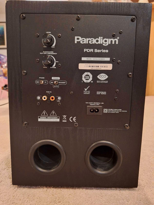 Paradigm PDR Series Power Subwoofer - photo 3