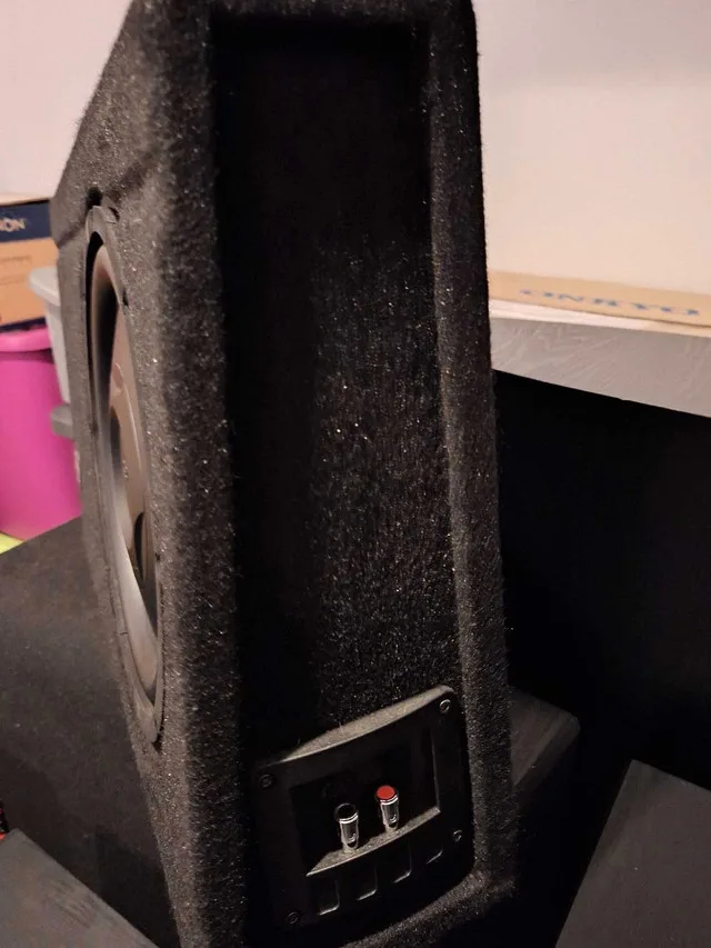 Infinity 12" DVC Subwoofer loaded in Truck box image indicator(2)