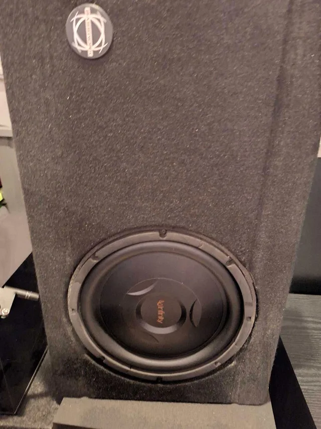 Infinity 12" DVC Subwoofer loaded in Truck box image indicator(3)